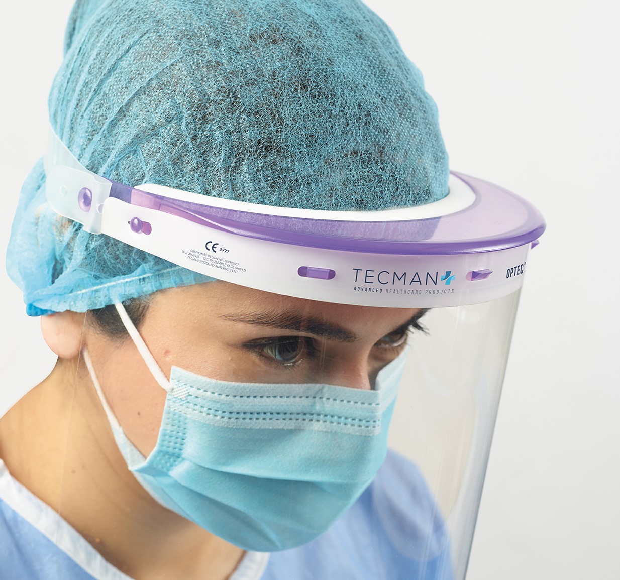 Optec Faceshield Purple Headband